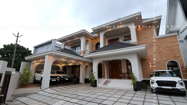 Villa exterior in Perumbavoor